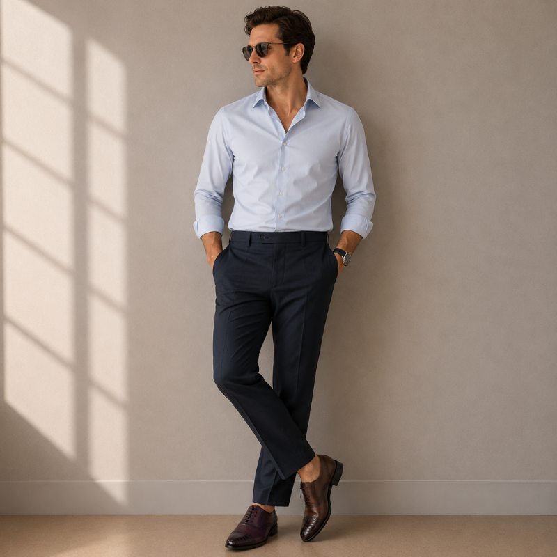 Valentino Croco Medallion Oxford Shoes