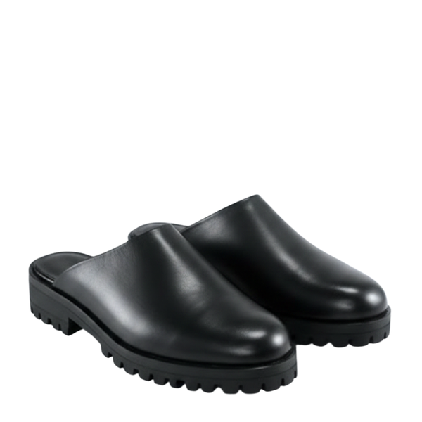 Valor Leather Rugged Slip Ons Luxe Mule