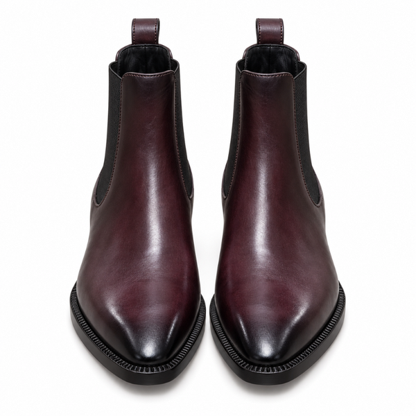 Vantoro Oxblood Chelsea Boots