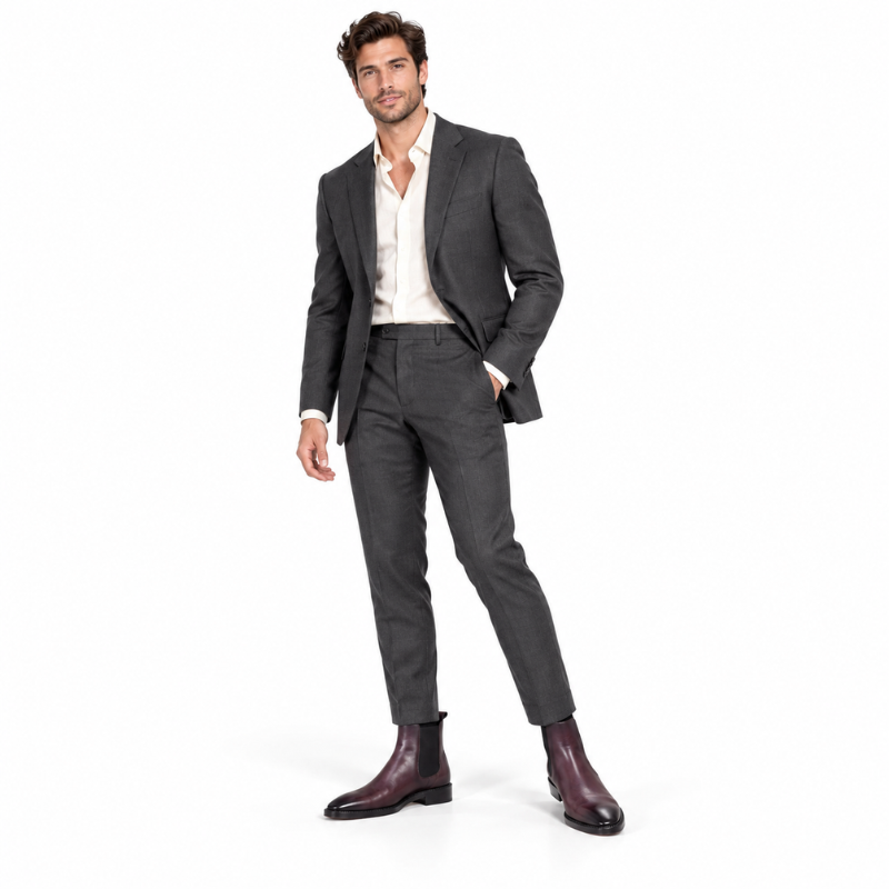 Vantoro Oxblood Chelsea Boots