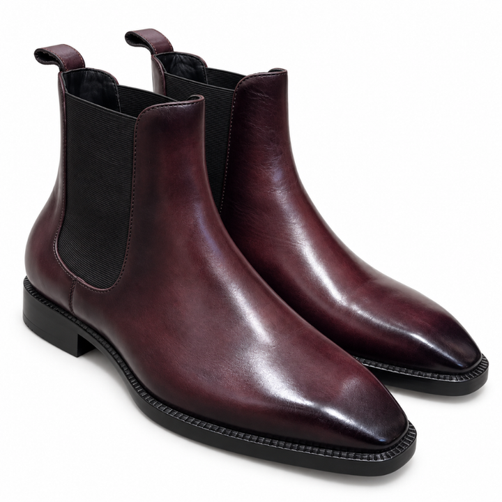 Vantoro Oxblood Chelsea Boots