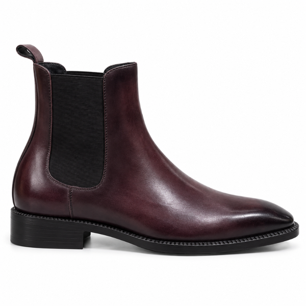 Vantoro Oxblood Chelsea Boots