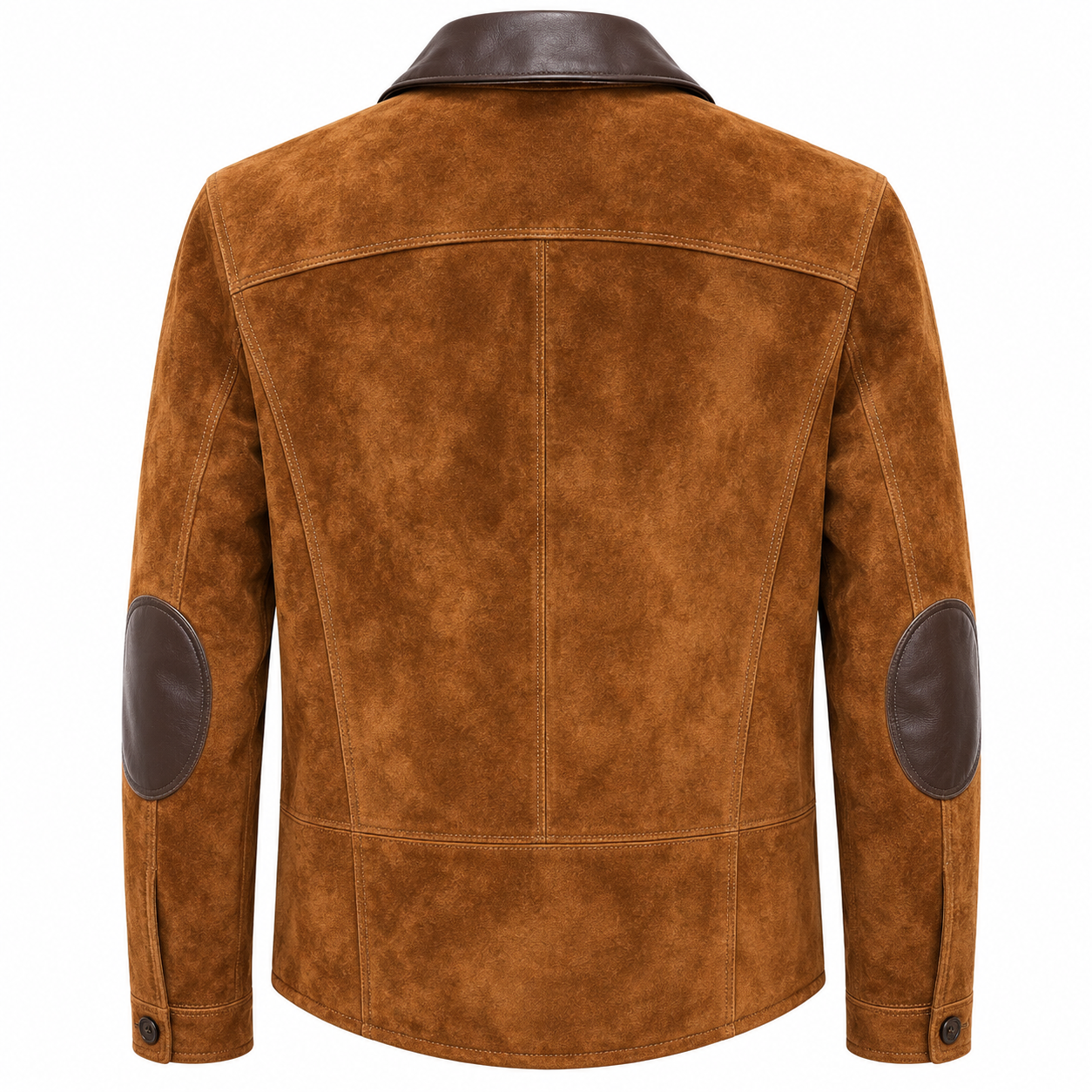 Velaro Cognac Suede Utility Jacket