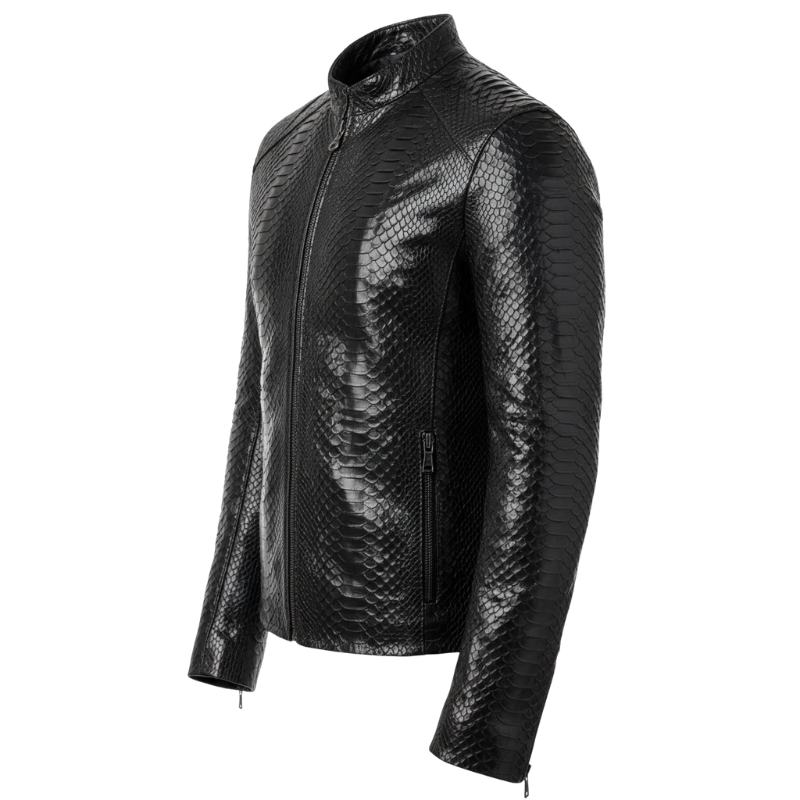 Venom Sleek Luxe Reptile Pattern Jacket