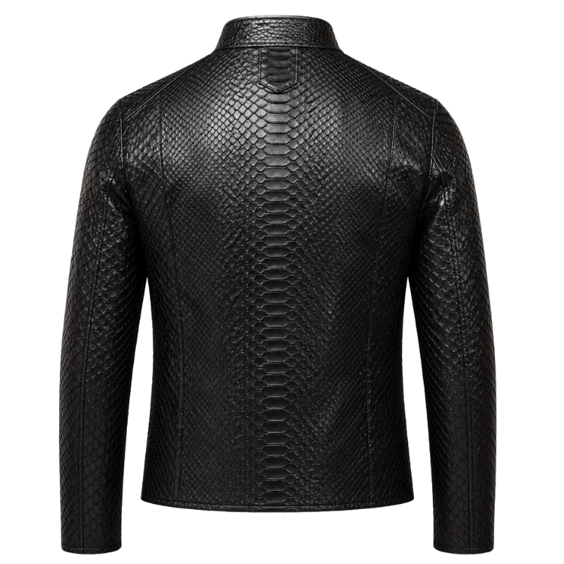 Venom Sleek Luxe Reptile Pattern Jacket
