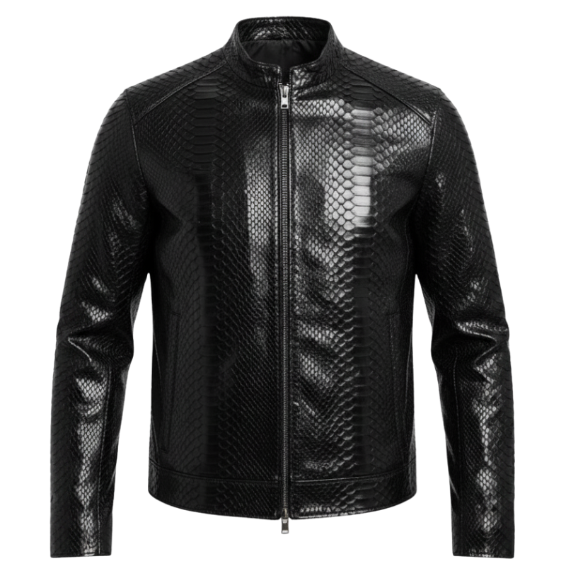 Venom Sleek Luxe Reptile Pattern Jacket