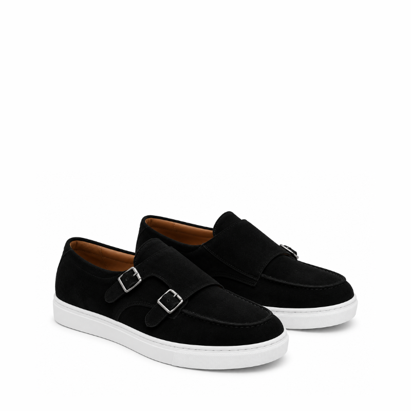 Vertex Flex Nubuck Double Monk Strap