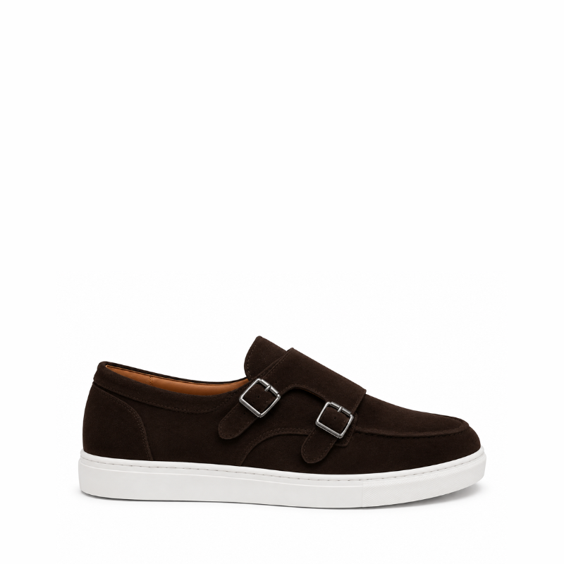 Vertex Flex Nubuck Double Monk Strap