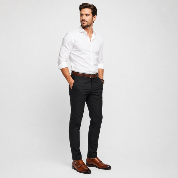 Vittorio Cognac Patina Double Monk Shoes