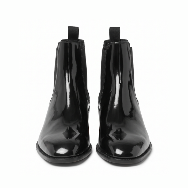 Webster Patent-Leather Chelsea Boots
