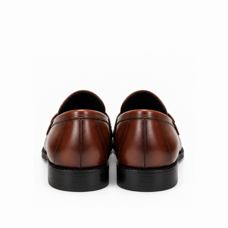 Wesley Buckle Leather Loafers