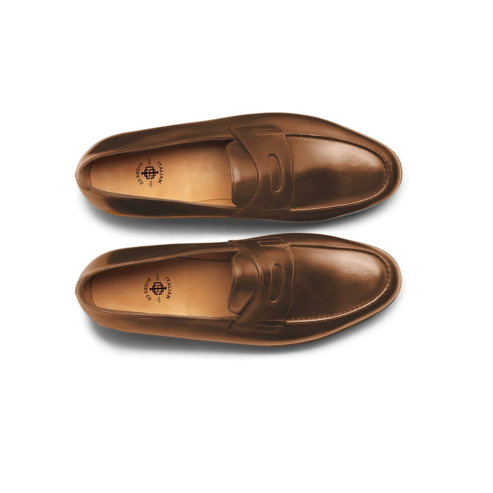 Iconic Brown  Calf Penny Loafers