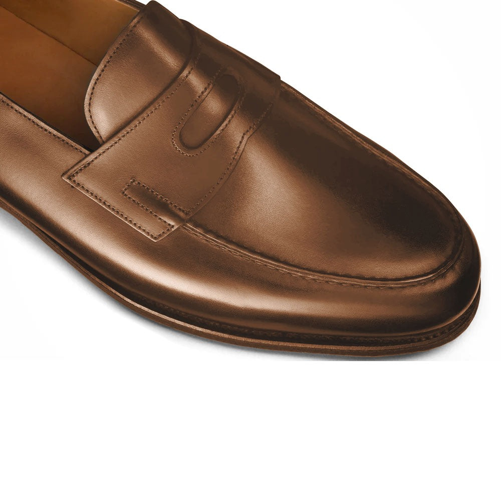 Iconic Brown  Calf Penny Loafers