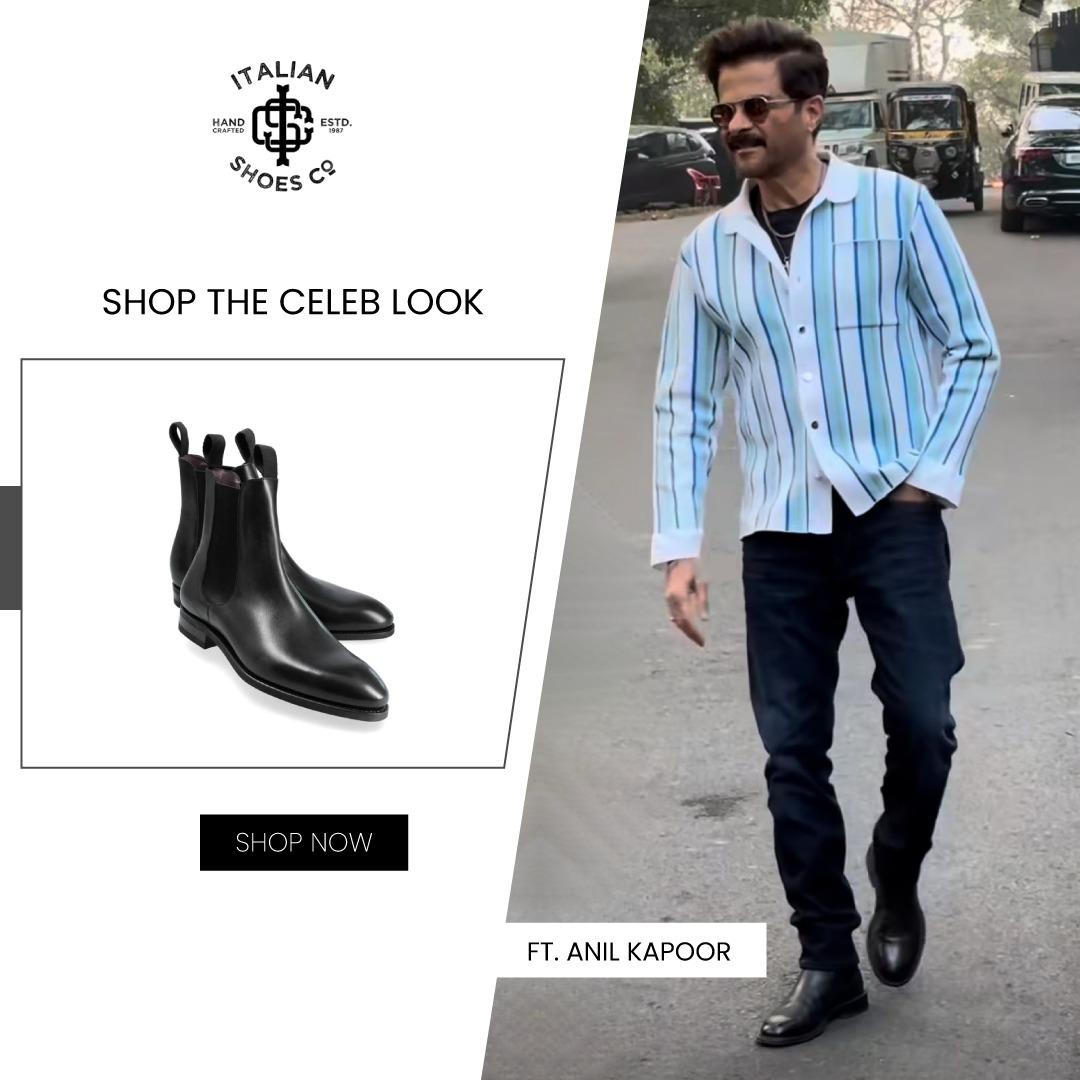 Chelsea Black Leather Boots - Italian Shoes Company