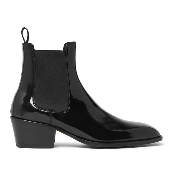Webster Patent-Leather Chelsea Boots