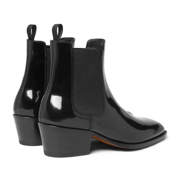 Webster Patent-Leather Chelsea Boots