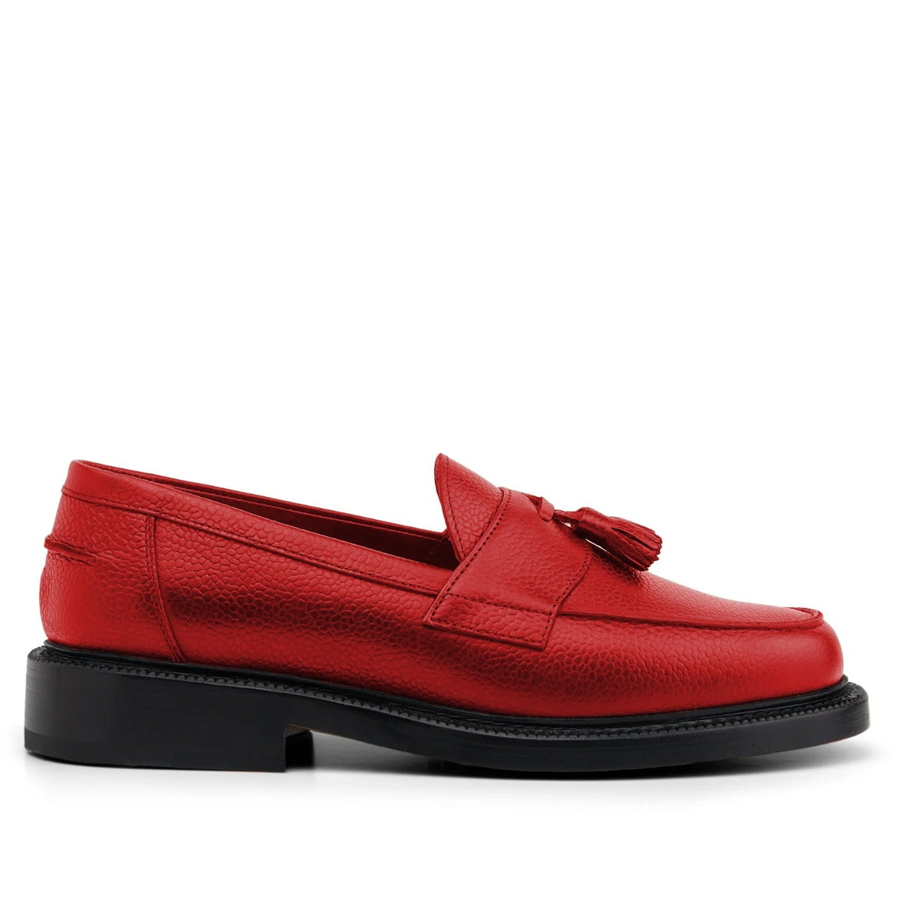 Red Penny Loafer with Tassel