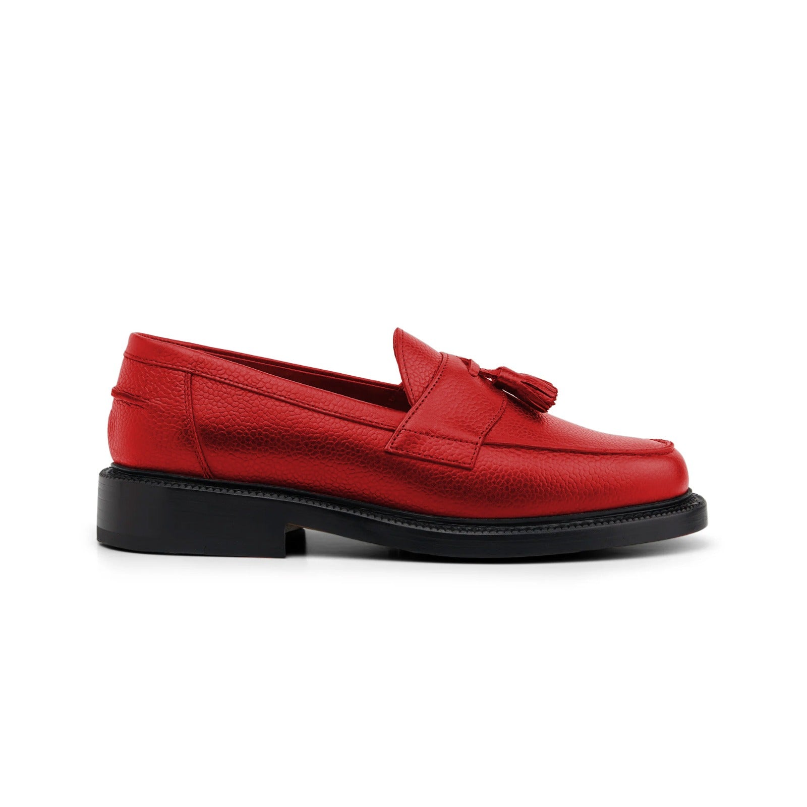 Red Penny Loafer with Tassel