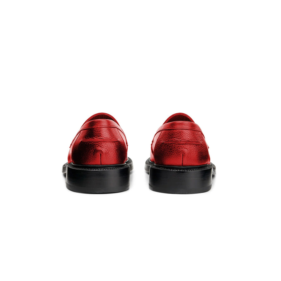 Red Penny Loafer with Tassel