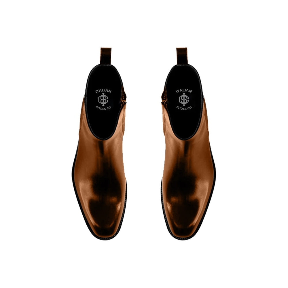 Patent Chelsea Boots