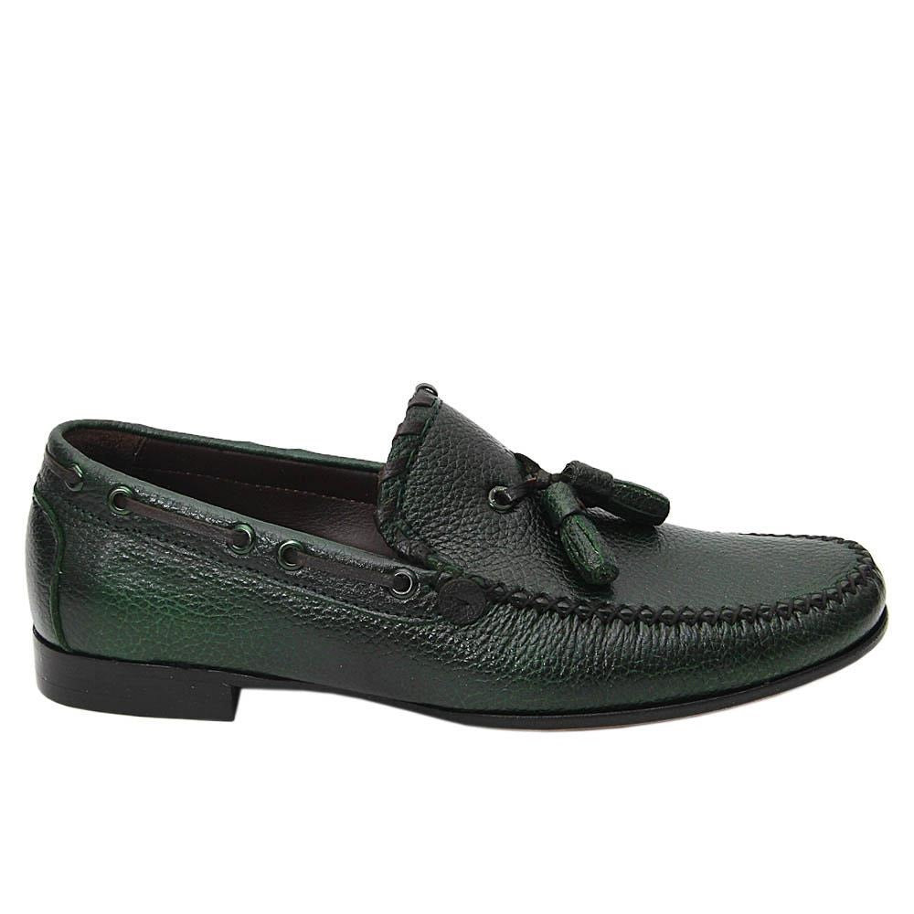 Italian Leather Tassel Loafers