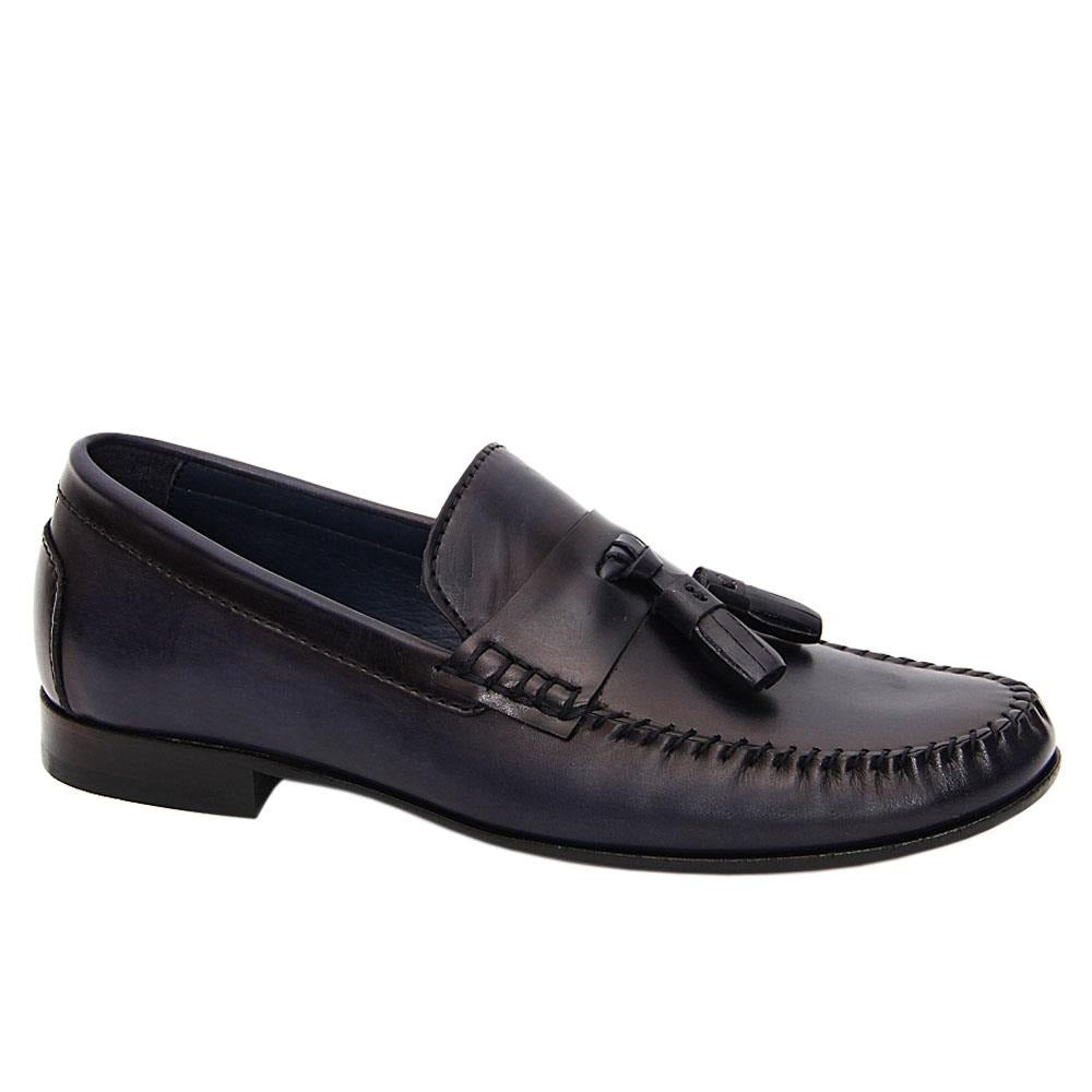 Italian Leather Tassel Loafers