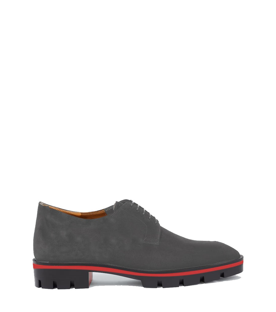 Men Suede Leather Derby Shoe