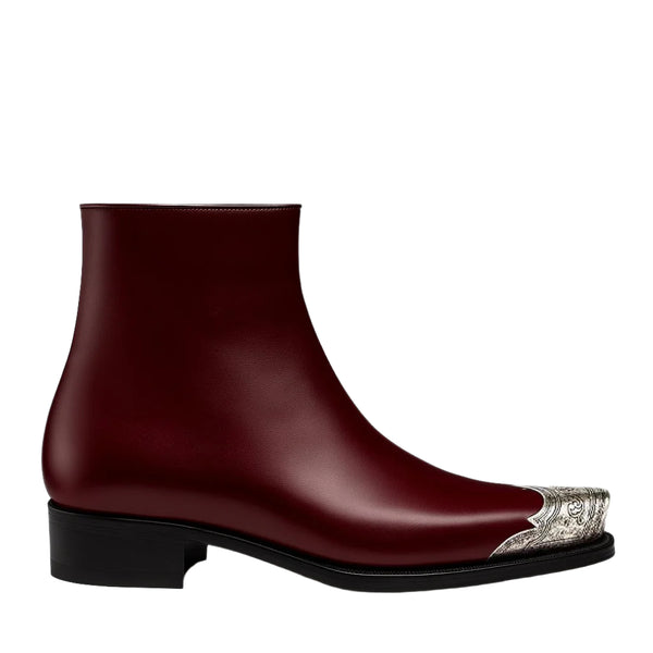 Men s Rev Up Boot with Silver Toe - Black