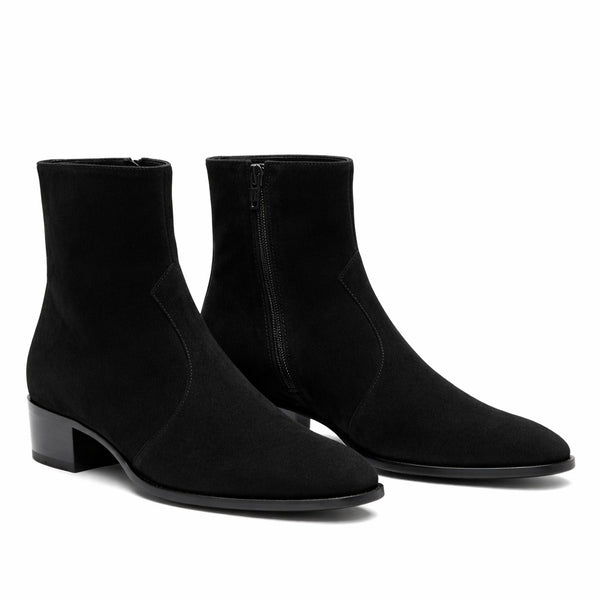 Pure Handmade Leather Cuban Boots for Men s - Beige
