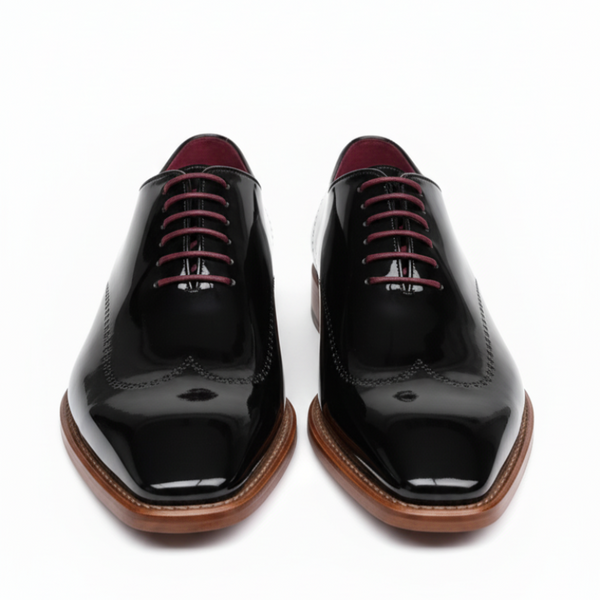 Wingtip Oxford Dark Leather Shoes