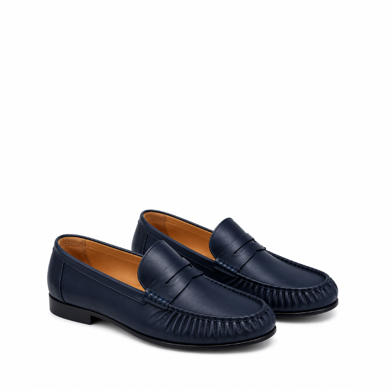 Winston Premium Leather Penny Loafers
