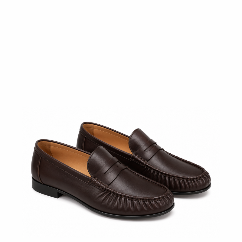 Winston Premium Leather Penny Loafers