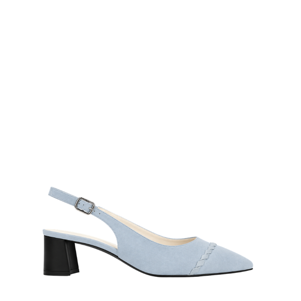 Women's Elegant Italian Craft Slingback Block Heels