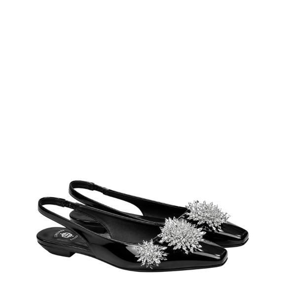 Women's Noir Blossom Slingback Sandal