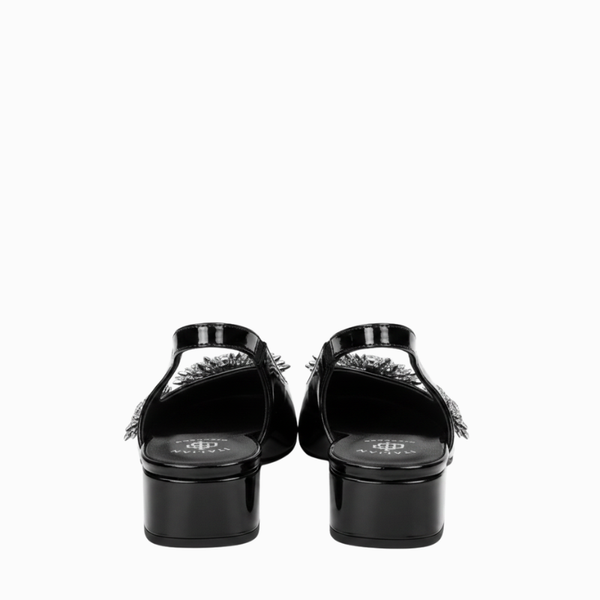 Women's Noir Blossom Slingback Sandal