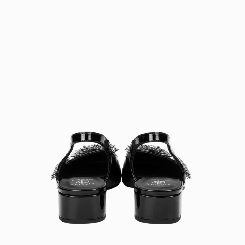 Women's Noir Blossom Slingback Sandal