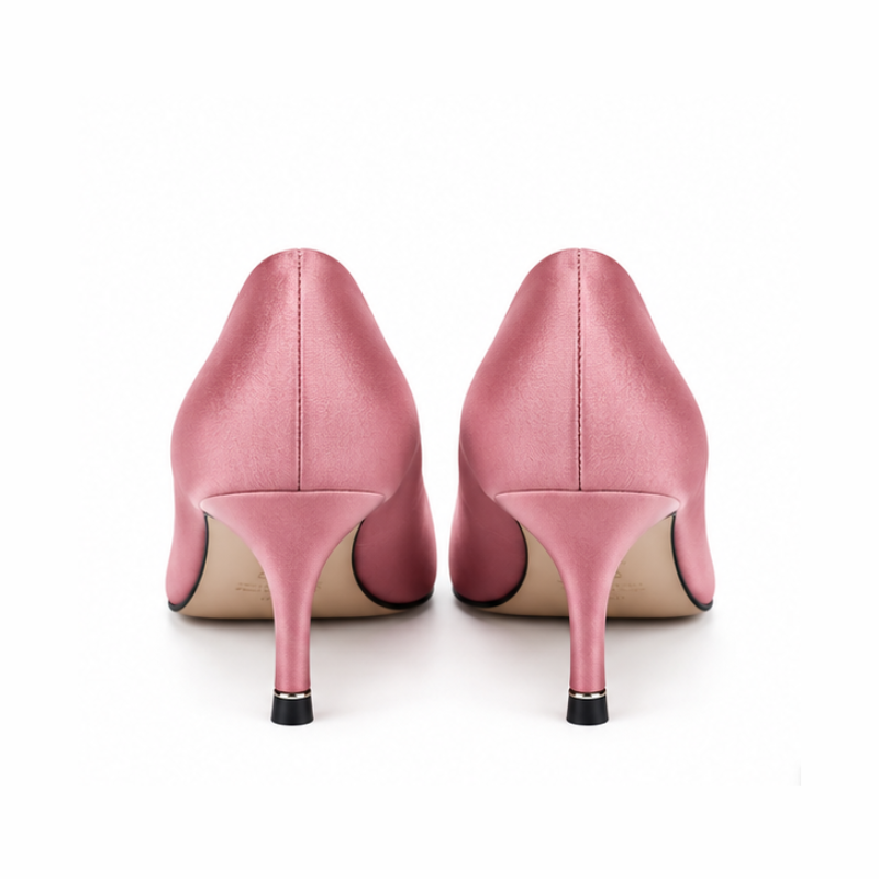 Women's Ruby Crystal Buckle Stiletto Pump Heels