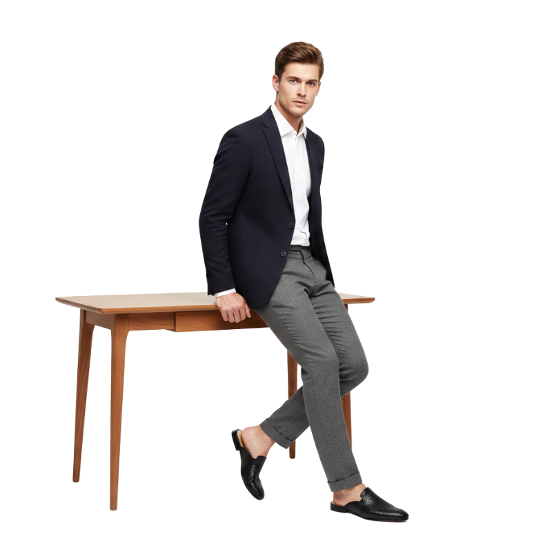 Italian Craft Woven Comfort Mule