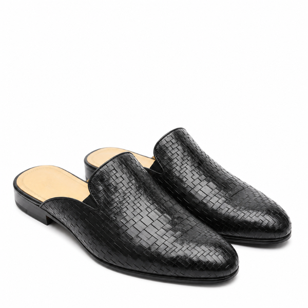 Italian Craft Woven Comfort Mule