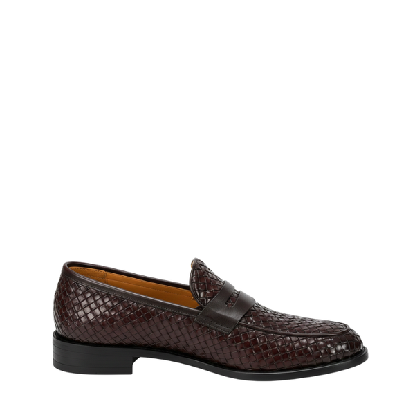 Woven Dark Luxe Penny Loafers