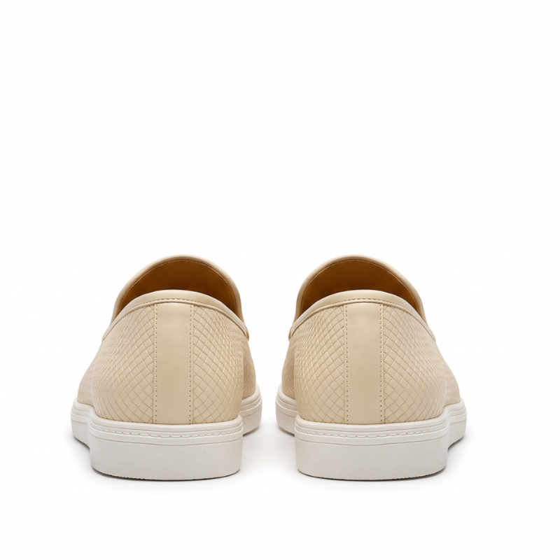 Woven Ignite Textured Leather Loafer