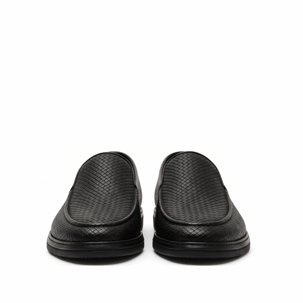 Woven Ignite Textured Leather Loafer