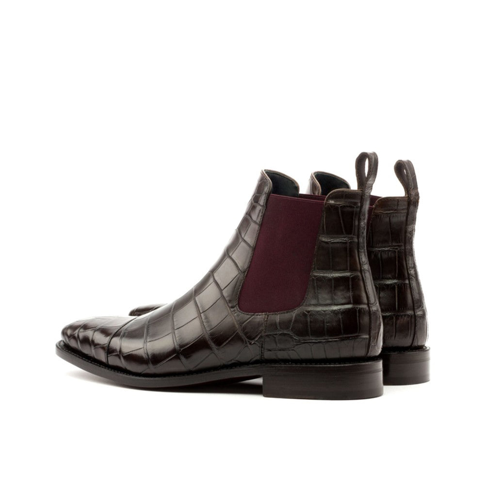 Square Toe Alligator Boots