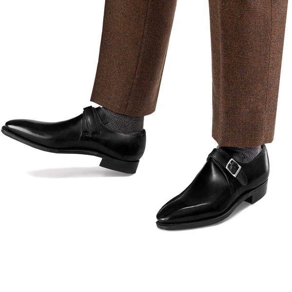 Calf Leather Buckle Shoes
