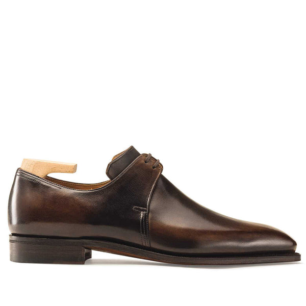 Ebony Lace up Calf Leather Shoes
