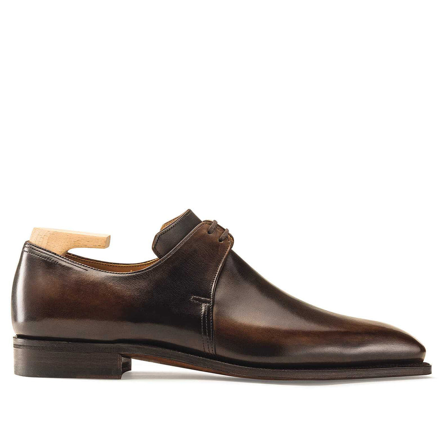 Ebony Lace up Calf Leather Shoes