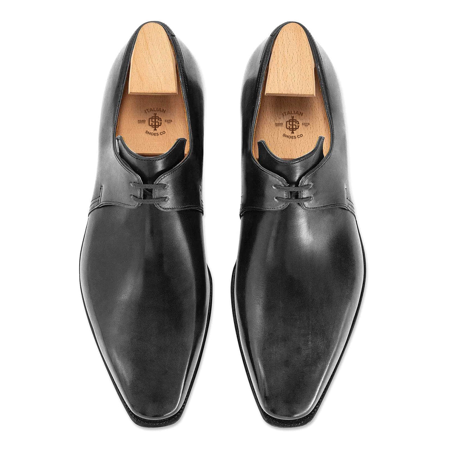 Gun Metal Calf Leather Shoes