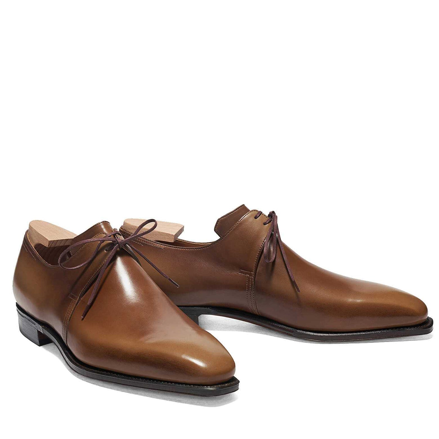 Old Wood Calf Leather Shoes