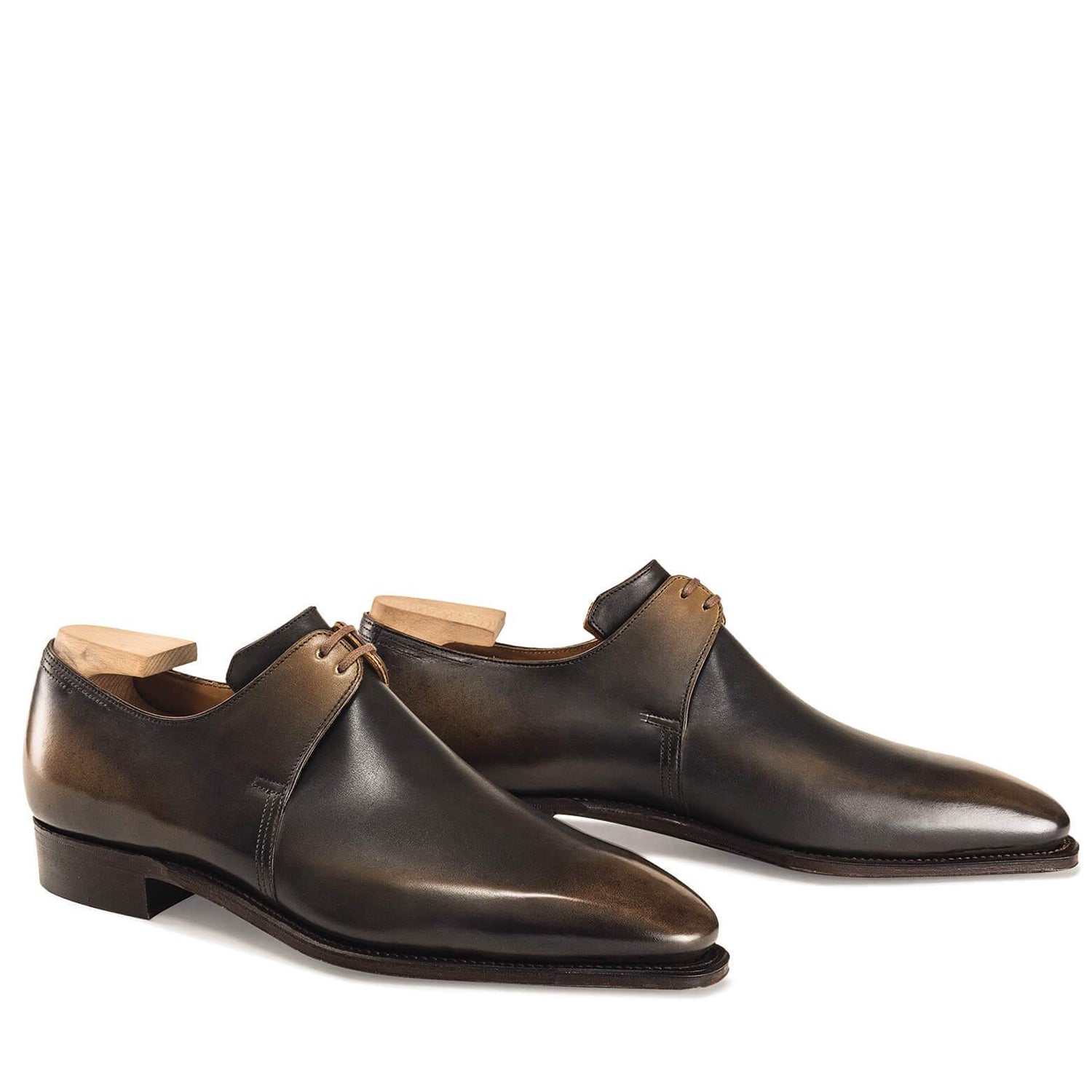 Old Black Calf Leather Shoes