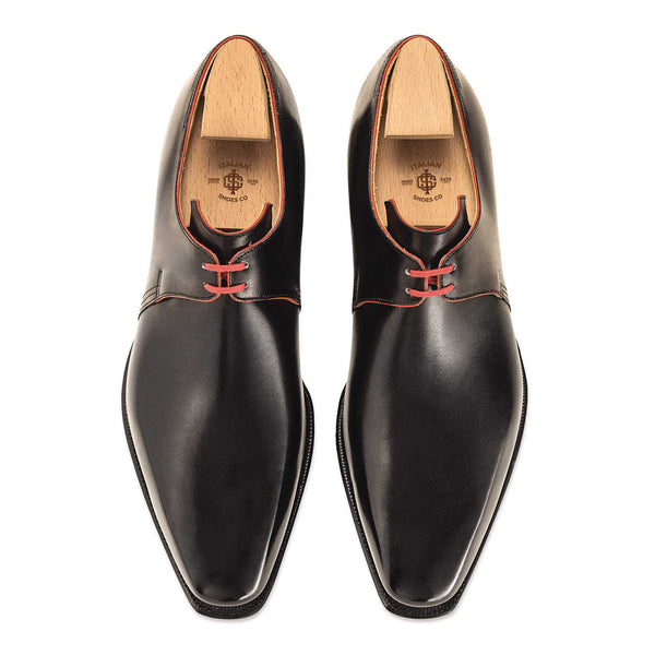 Calf Leather Red Laces Shoes